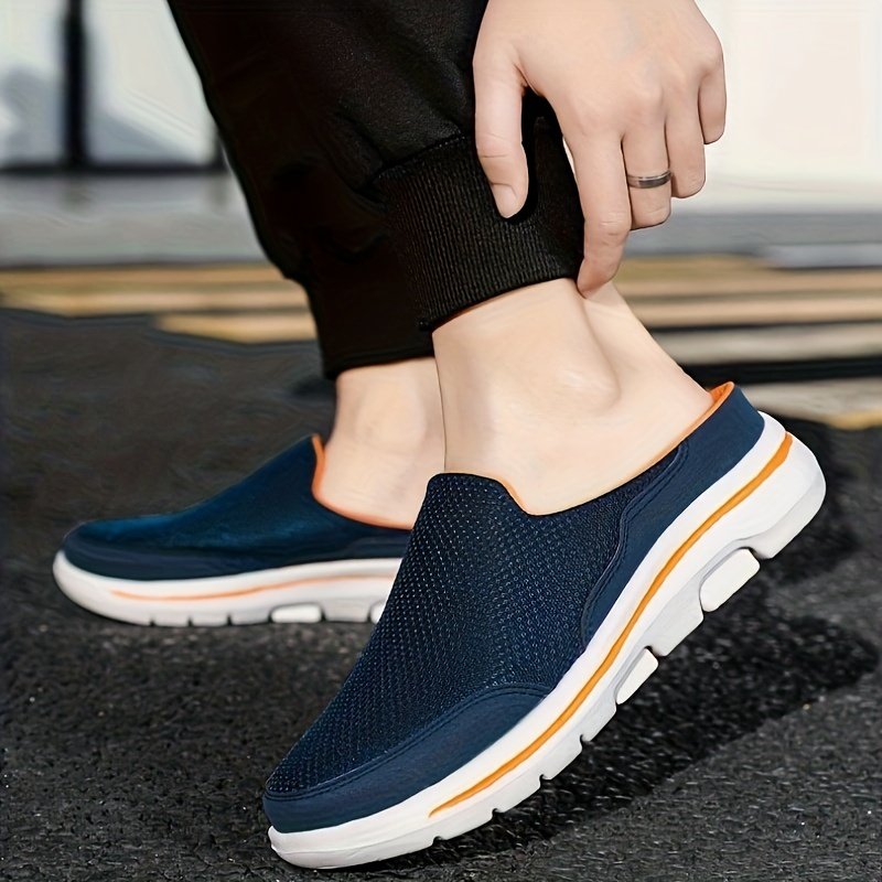 Men??s Slip-on Mules Half Sneakers, Casual Walking Shoes Outdoor, Backless Sneakers, Open Back Shoes - Image 10