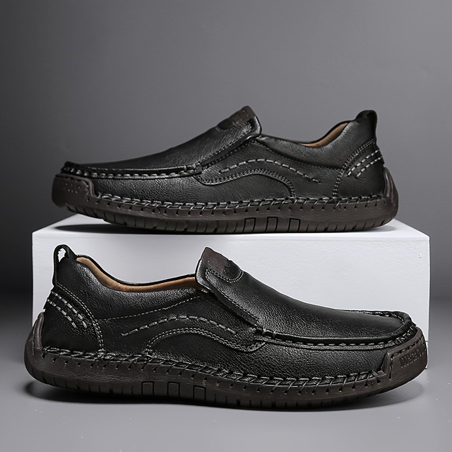 Men??s Stitching Casual Loafers, Breathable Wear-resistant Anti-skid Slip On Shoes For Outdoor Walking Driving, Spring Summer And Autumn - Image 10