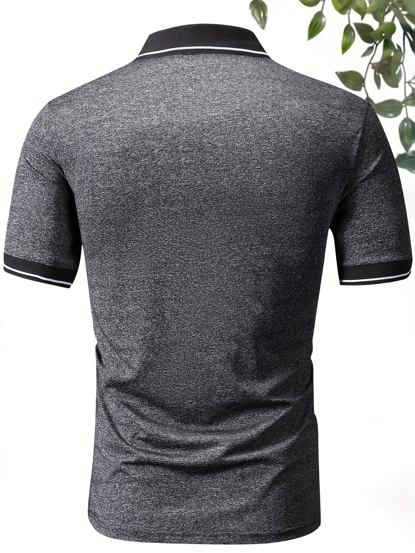 3Pcs Breathable Regular Fit Golf Shirt, Men??s Casual V-Neck T-Shirt Short Sleeve For Summer, Men??s Clothing - Image 12