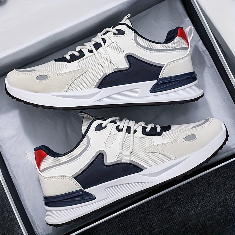 Men??s Vintage Old School Style Running Shoes, Comfy Non Slip Soft Sole Durable Sneakers For Men??s Outdoor Activities