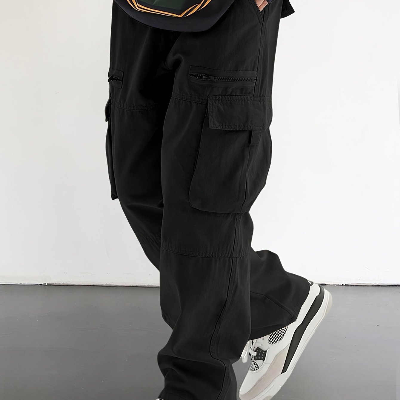 Men??s Casual Drawstring Pants With Stylish Flap Pockets And Multi-Pocket Design, Comfortable And Fashionable ?C Perfect For Outdoor Activities, Relaxed Fit Style - Image 7