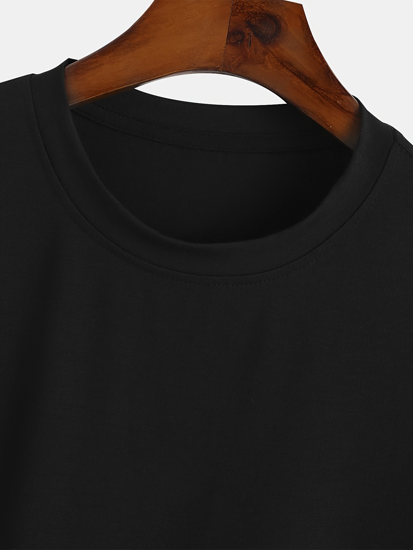 Creative Letter Print, Men??s Graphic Design Crew Neck T-shirt, Casual Comfy Tees For Summer, Men??s Clothing Tops For Daily Gym Workout Running - Image 8
