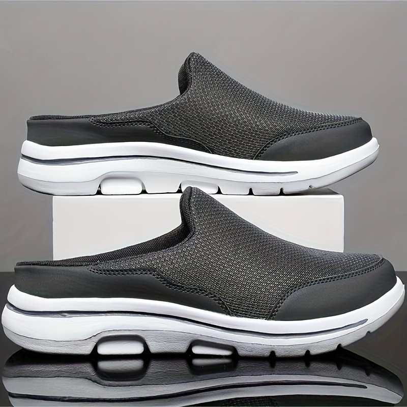 Men??s Slip-on Mules Half Sneakers, Casual Walking Shoes Outdoor, Backless Sneakers, Open Back Shoes - Image 6