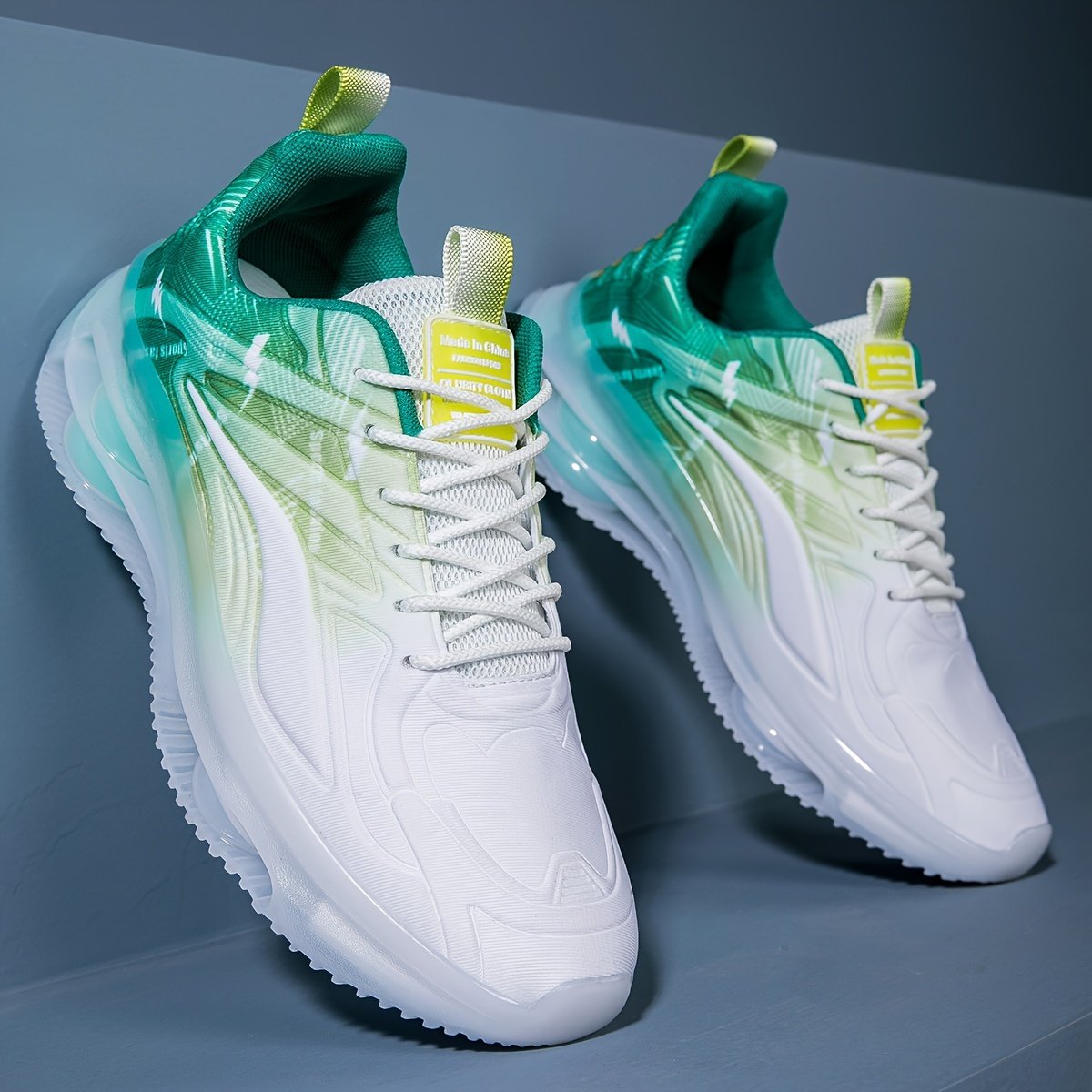 Men??s Trendy Street Style Running Shoes With Shock Absorbing, Comfy Non Slip Lace Up Durable Sneakers For Men??s Outdoor Activities - Image 5