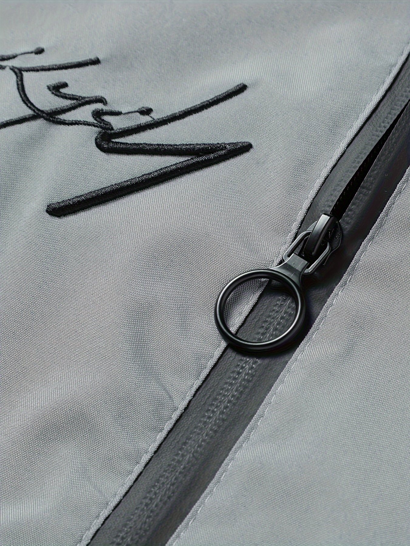 Men??s Letter Embroidered Casual Bomber Jacket Gifts Best Sellers - Image 9
