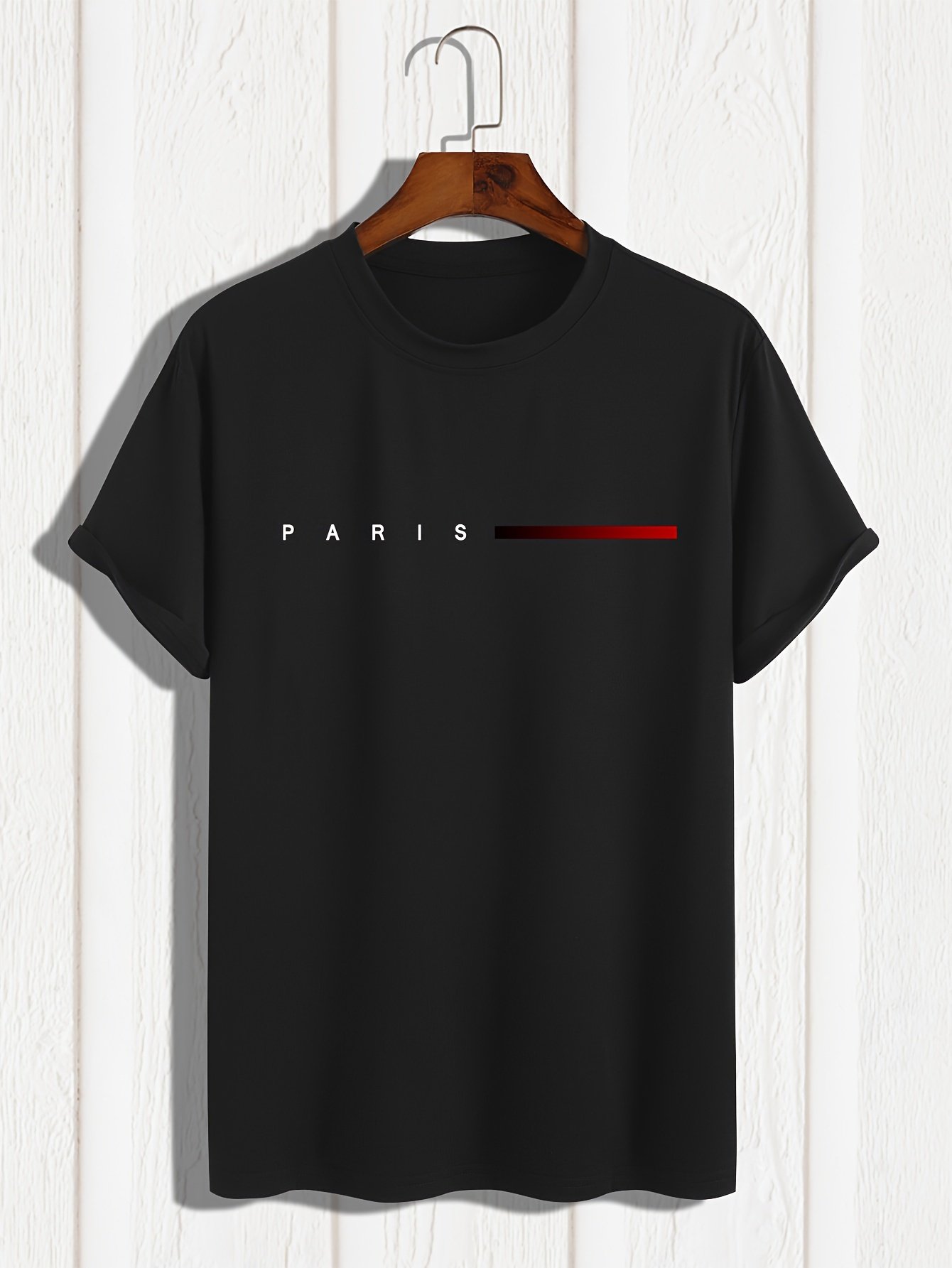 Creative Letter Print, Men??s Graphic Design Crew Neck T-shirt, Casual Comfy Tees For Summer, Men??s Clothing Tops For Daily Gym Workout Running - Image 7