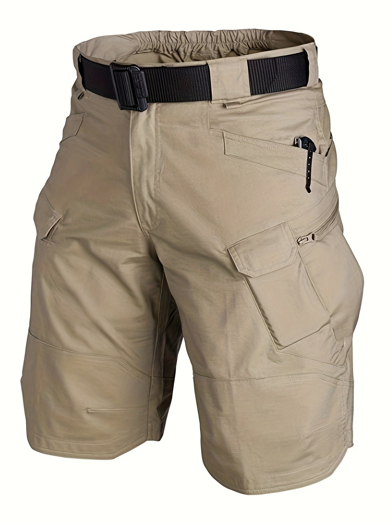 Men??s Multi-Pocket Tactical Shorts Multi-Purpose Cargo Shorts Outdoor Waterproof Hiking Track Shorts ( Larger Size Recommended)