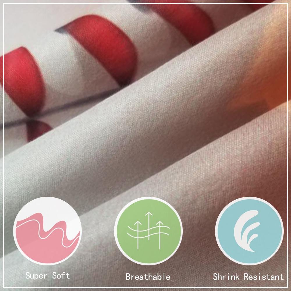 2/3-Piece Baseball Print Duvet Cover Bedding Set - Image 3