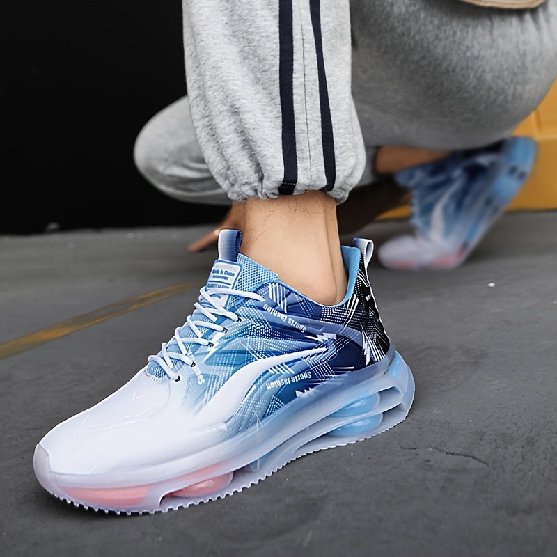 Men??s Trendy Street Style Running Shoes With Shock Absorbing, Comfy Non Slip Lace Up Durable Sneakers For Men??s Outdoor Activities - Image 11
