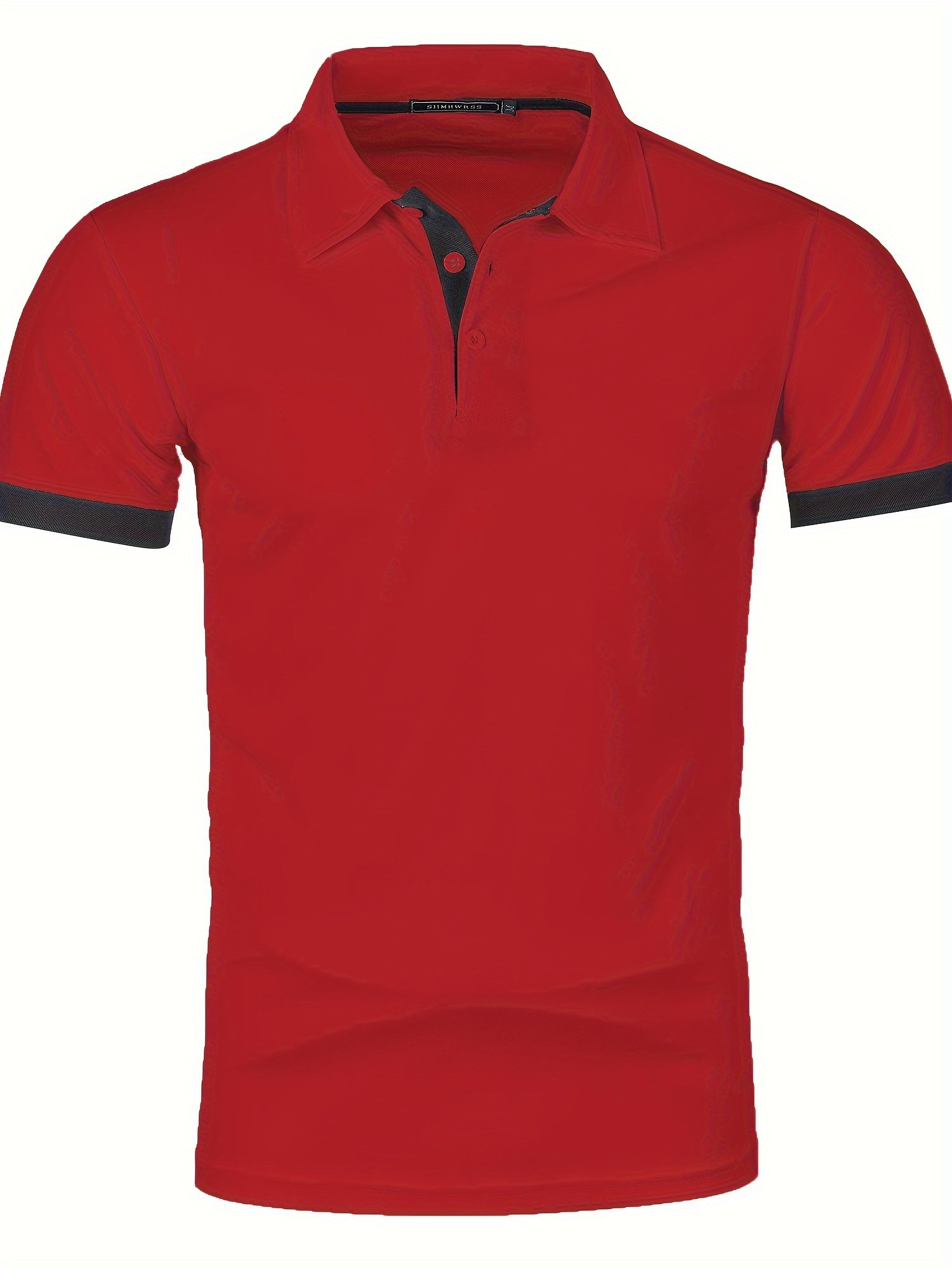 Breathable Regular Fit Golf Shirt, Men??s Casual V-Neck T-Shirt Short Sleeve For Summer, Men??s Clothing - Image 23