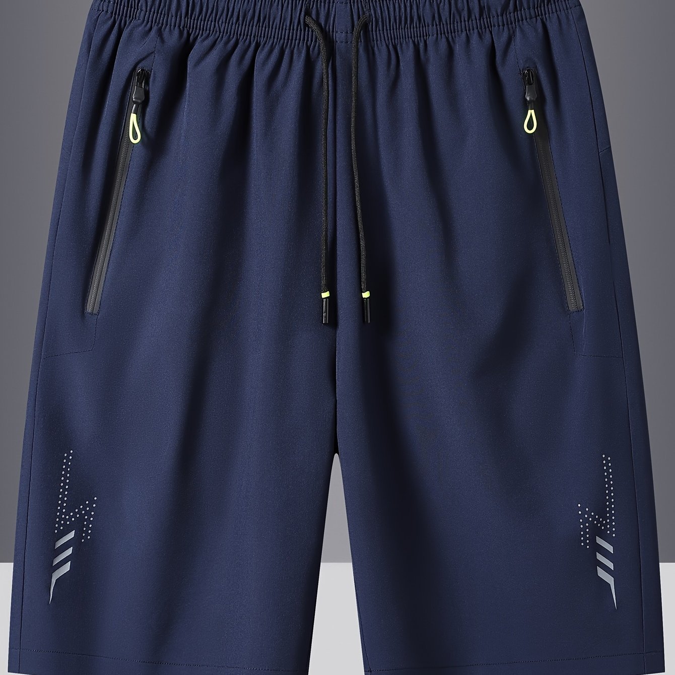 Men??s Quick-Dry Waterproof Sports Running Shorts, Casual Beachwear With Zip Pockets ?C Breathable Outdoor Workout Shorts - Image 3