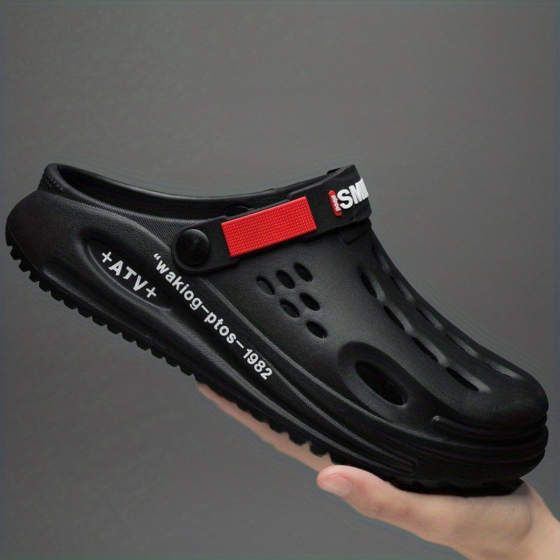 Men??s Clogs, Slip-on Closed Toe Sandals, Soft Sole Walking Shoes, Outdoor Garden Shoe Beach Sandals - Image 3