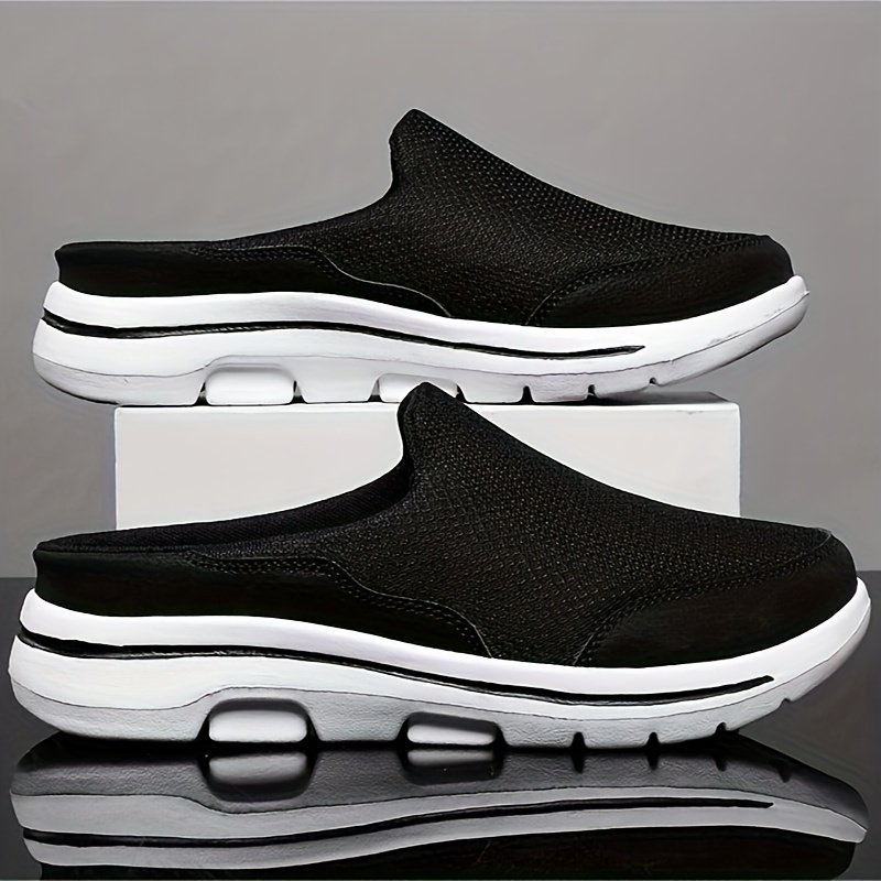 Men??s Slip-on Mules Half Sneakers, Casual Walking Shoes Outdoor, Backless Sneakers, Open Back Shoes - Image 12