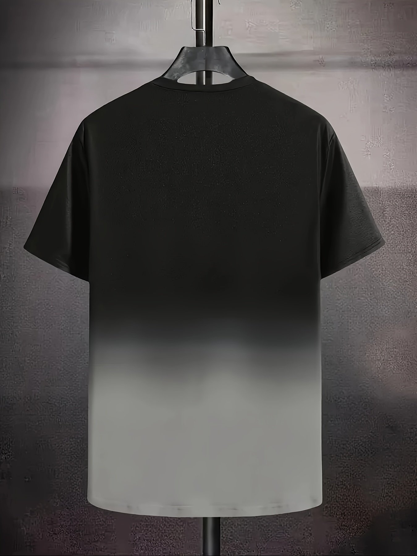 Men??s Fashion Gradient Color Sports T-shirt, Casual Stretch Round Neck Tee Shirt For Summer - Image 11