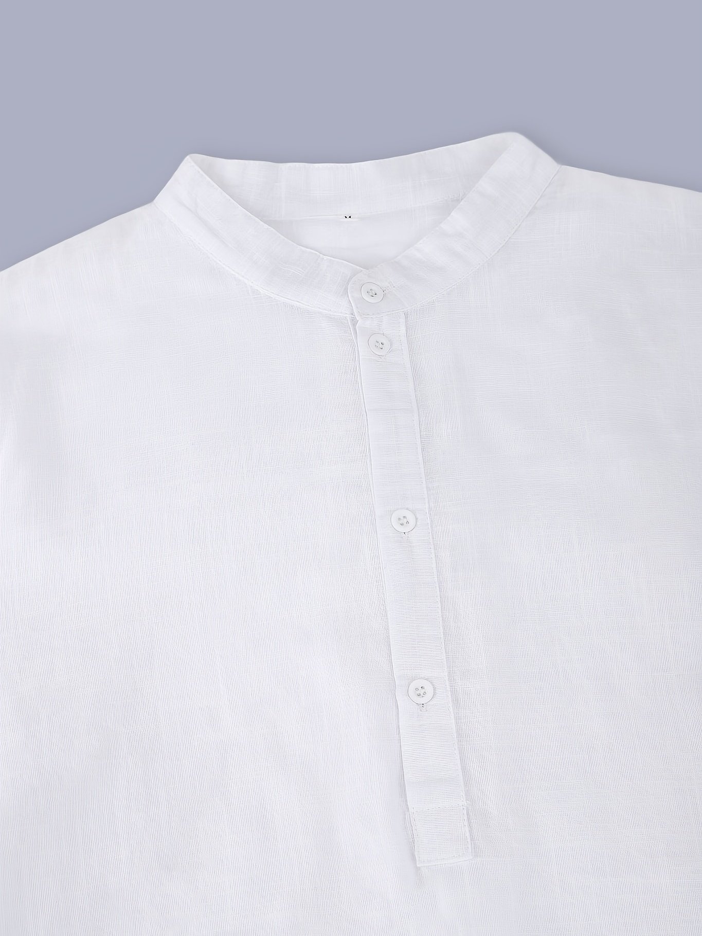Classic Design Cotton Boat Neck Henley Shirt, Men??s Casual Fit Vintage Style Long Sleeve Top For Spring Fall - Image 12
