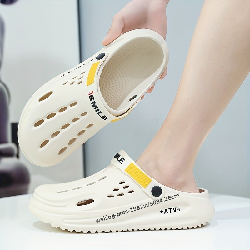 Men??s Clogs, Slip-on Closed Toe Sandals, Soft Sole Walking Shoes, Outdoor Garden Shoe Beach Sandals - Image 11