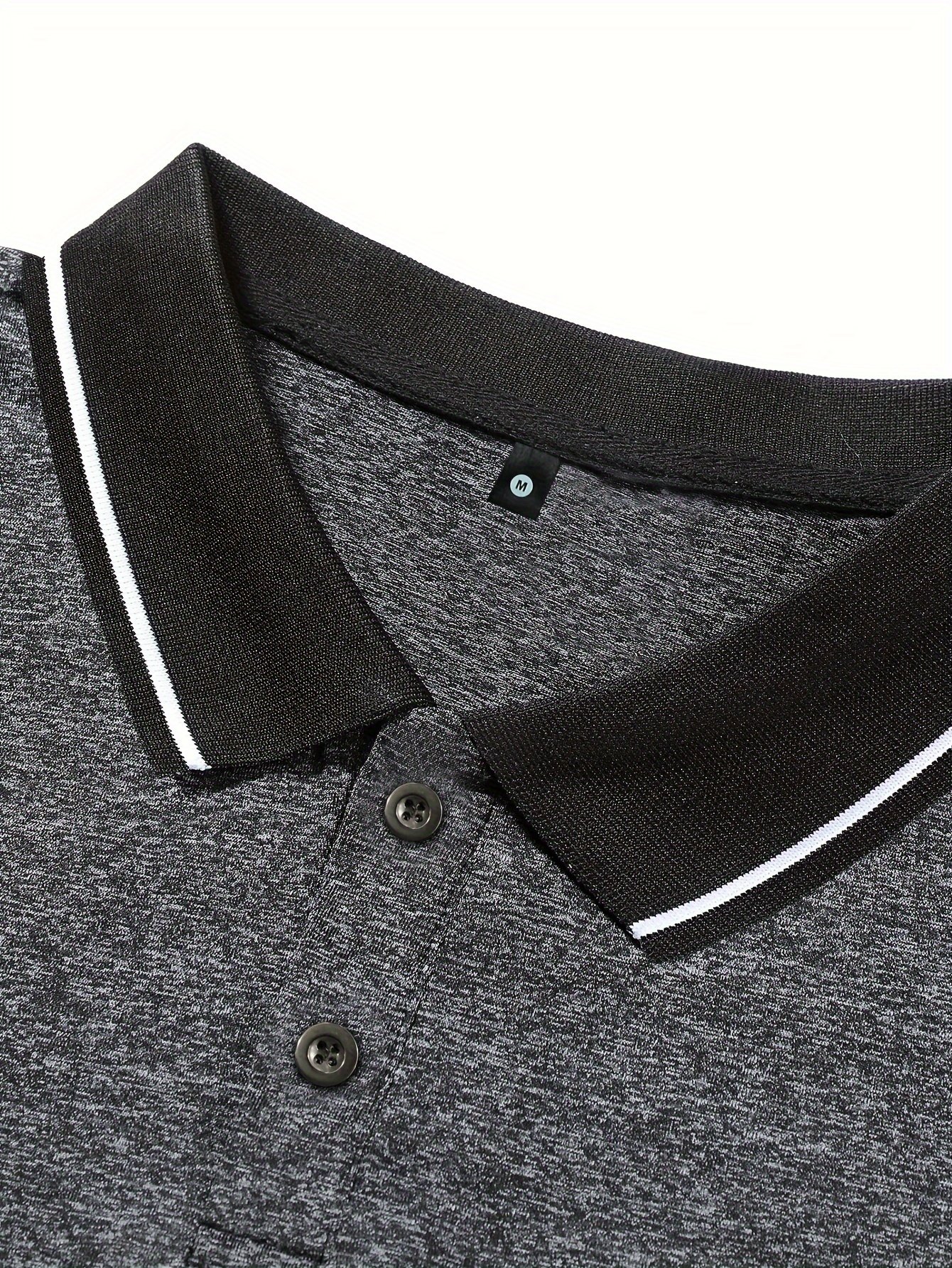 3Pcs Breathable Regular Fit Golf Shirt, Men??s Casual V-Neck T-Shirt Short Sleeve For Summer, Men??s Clothing - Image 14
