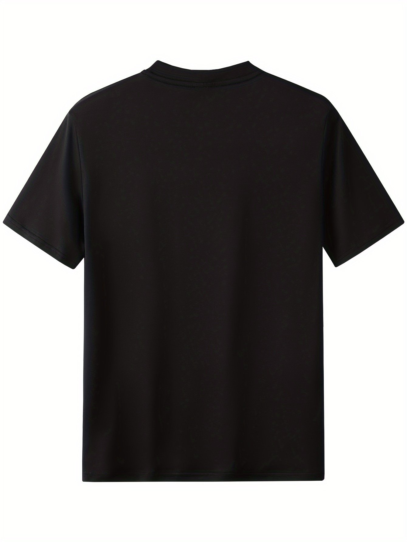 Men??s Fashion 5pcs Sports T-shirt, Casual Stretch Round Neck Tee Shirt For Summer - Image 6