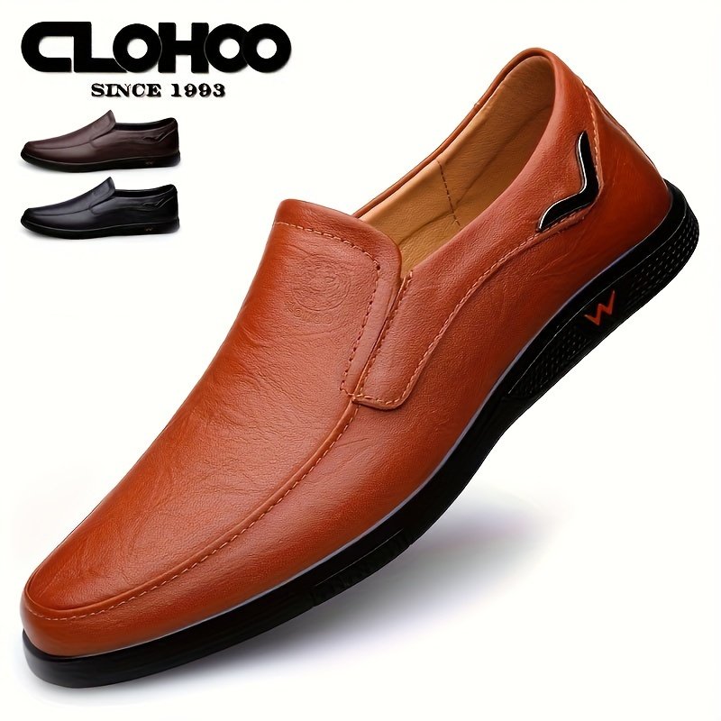 CLOHOO Men??s Handmade Casual Slip On Shoes With Assorted Colors - Image 11