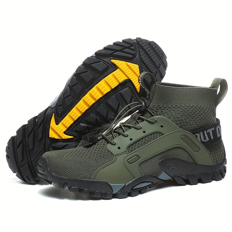 Men??s Trendy Breathable Sneakers, Wear-resistant Non-Slip Outdoor Shoes For Hiking Fishing - Image 5