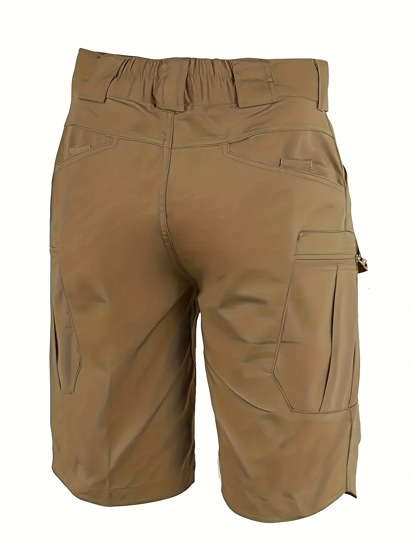 Men??s Urban Shorts Outdoor Waterproof Wear Resistant Cargo Shorts Quick Dry Multi Pocket Hiking Pants Without Belt - Image 7