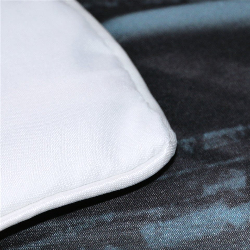 3-Piece Wolf Warrior by SunimaArt Tribal Duvet Set - Image 7