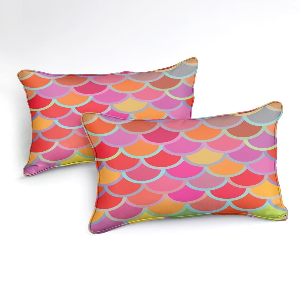 2/3-Piece Magical Mermaid Scale Pattern Duvet Cover Set - Image 8