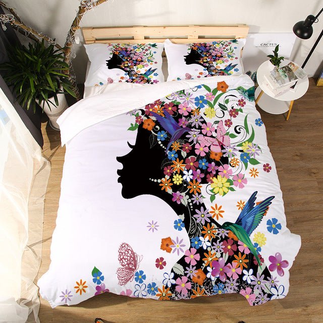 2/3-Piece Girls Butterfly Fairy Duvet Cover Bedding Set - Image 11