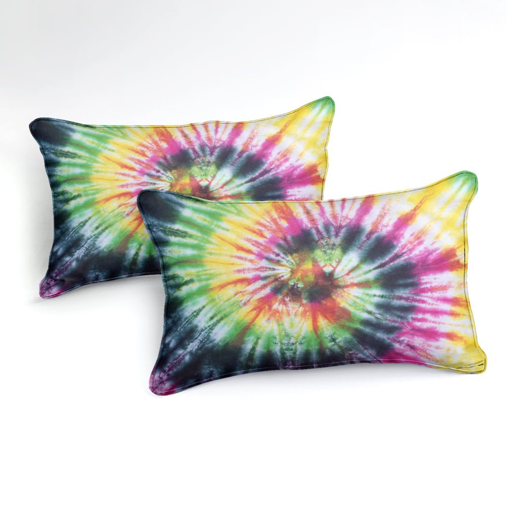 2/3-Piece Colorful Retro Tie-Dye Duvet Cover Set - Image 2
