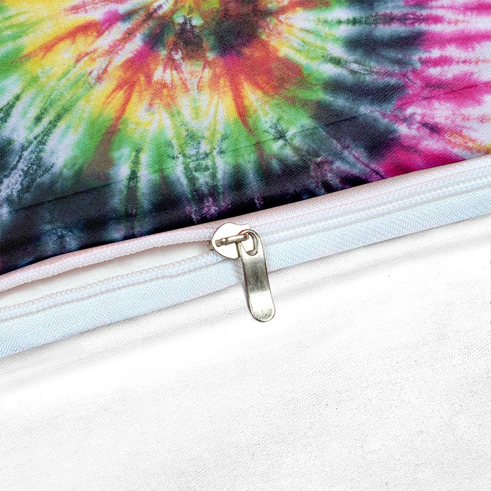 2/3-Piece Colorful Retro Tie-Dye Duvet Cover Set - Image 3