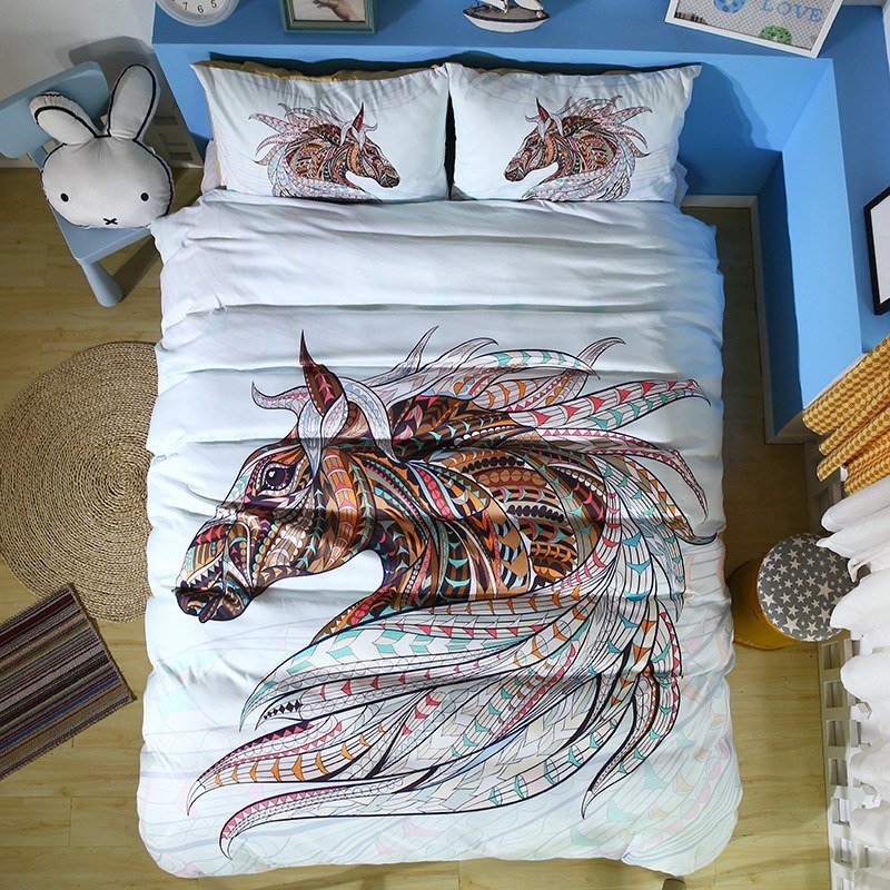 2/3-Piece Bohemian Animal Print Duvet Cover Set - Image 14