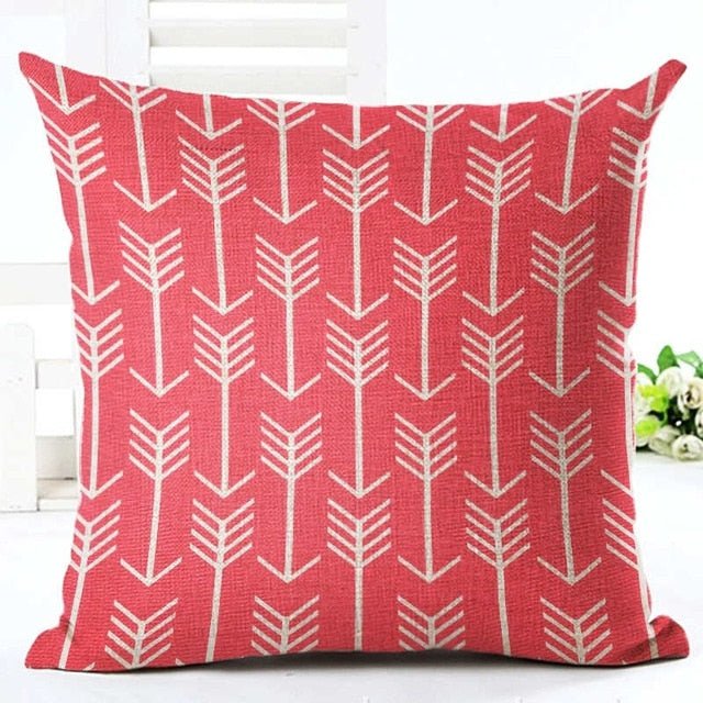 18?? Geometric Nordic Arrow Pattern Throw Pillow Cover - Image 8