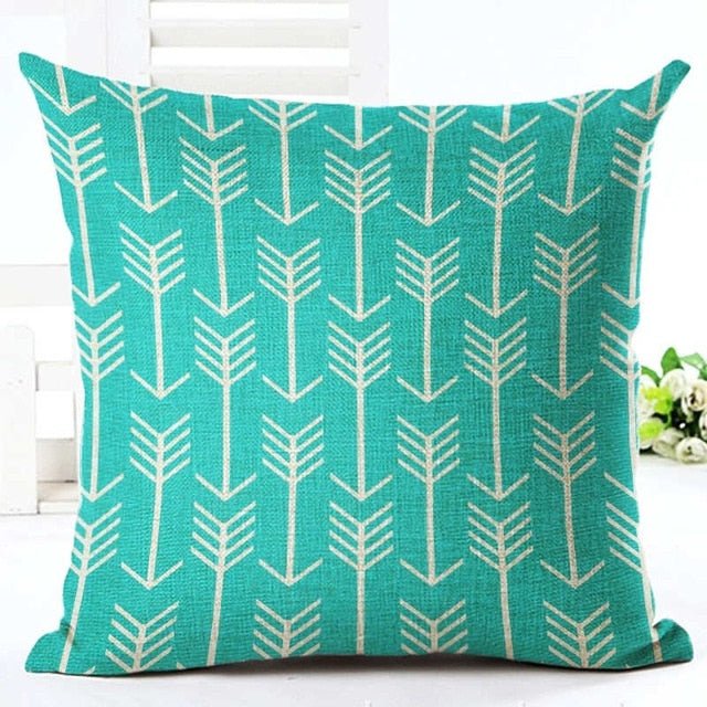 18?? Geometric Nordic Arrow Pattern Throw Pillow Cover - Image 5