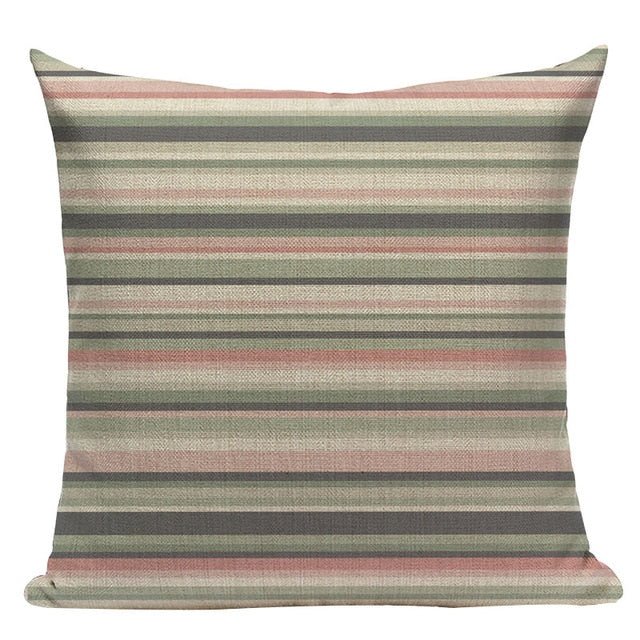 18?? Pink Nordic Geometric Elements Throw Pillow Cover - Image 24