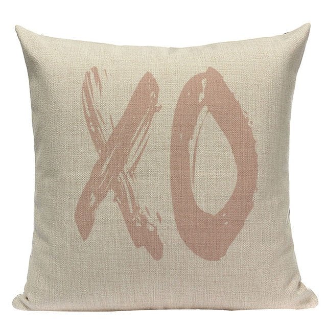 18?? Pink Nordic Geometric Elements Throw Pillow Cover - Image 14