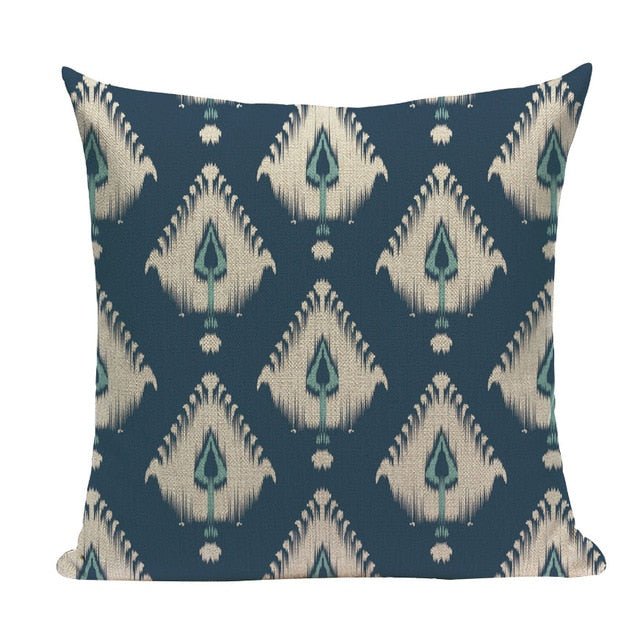 18?? Blue Abstract Watercolor Pattern Throw Pillow Cover - Image 29