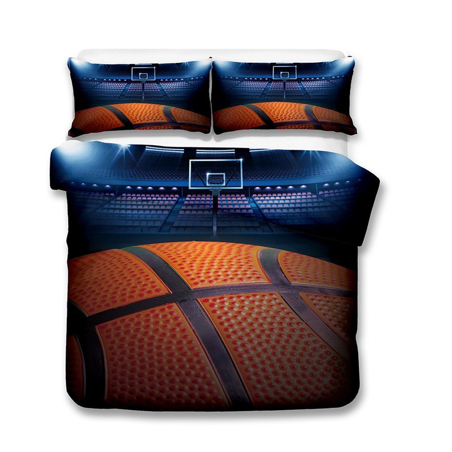 2/3-Piece Basketball Print Duvet Cover Bedding Set - Image 3