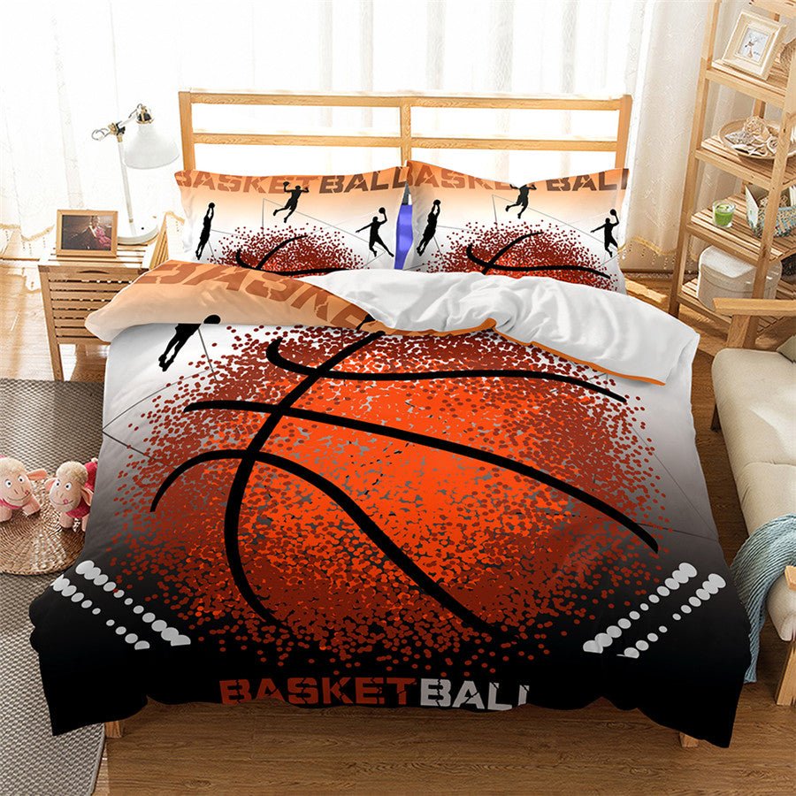 2/3-Piece Basketball Print Duvet Cover Bedding Set - Image 7