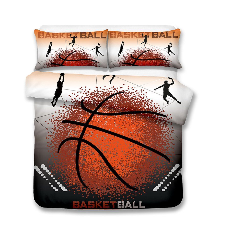 2/3-Piece Basketball Print Duvet Cover Bedding Set - Image 8