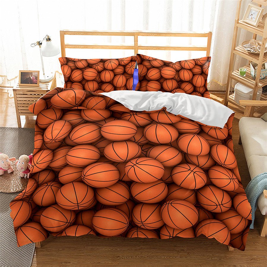 2/3-Piece Basketball Print Duvet Cover Bedding Set - Image 11
