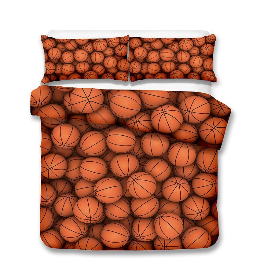 2/3-Piece Basketball Print Duvet Cover Bedding Set - Image 12