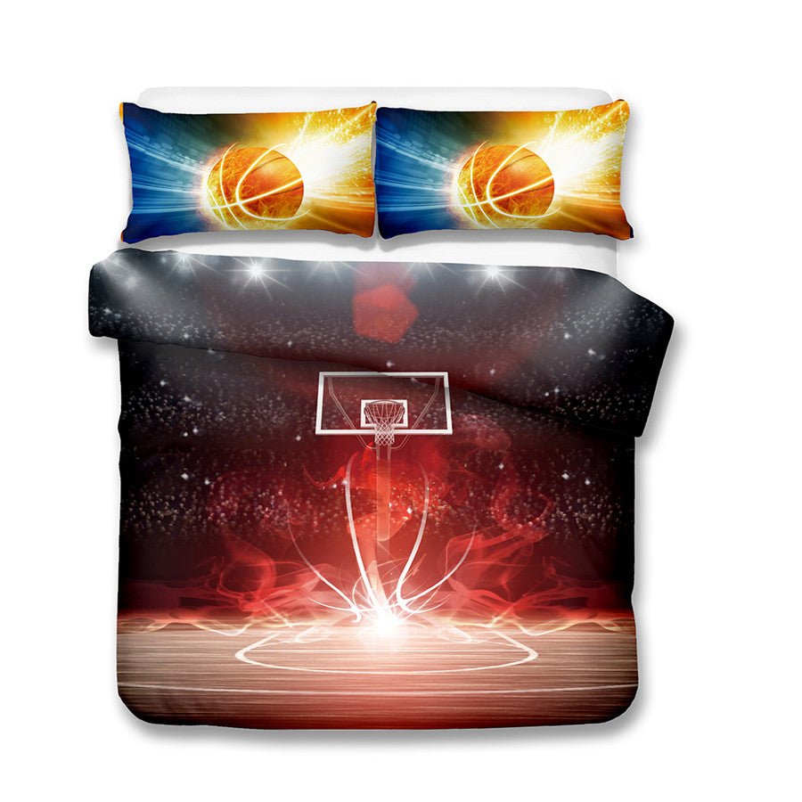 2/3-Piece Basketball Print Duvet Cover Bedding Set - Image 14