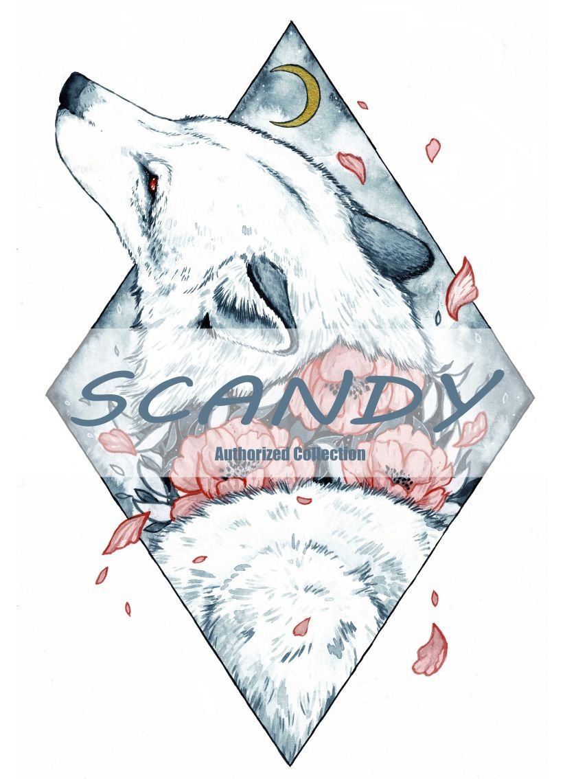 3-Piece Calling The Moon by Scandy Girl Wolf Duvet Set - Image 6